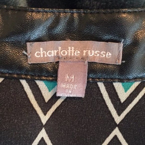 Charlotte Russe long sleeve sheer top - Picture 3 of 4